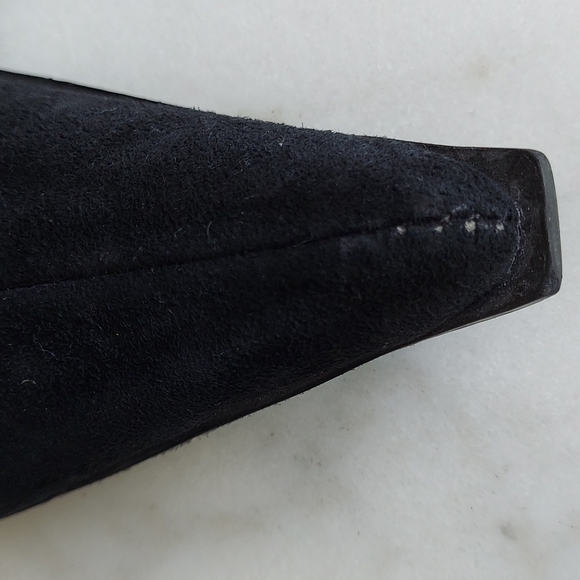 Santorini Suede Heeled Slouchy Boots - Picture 14 of 14